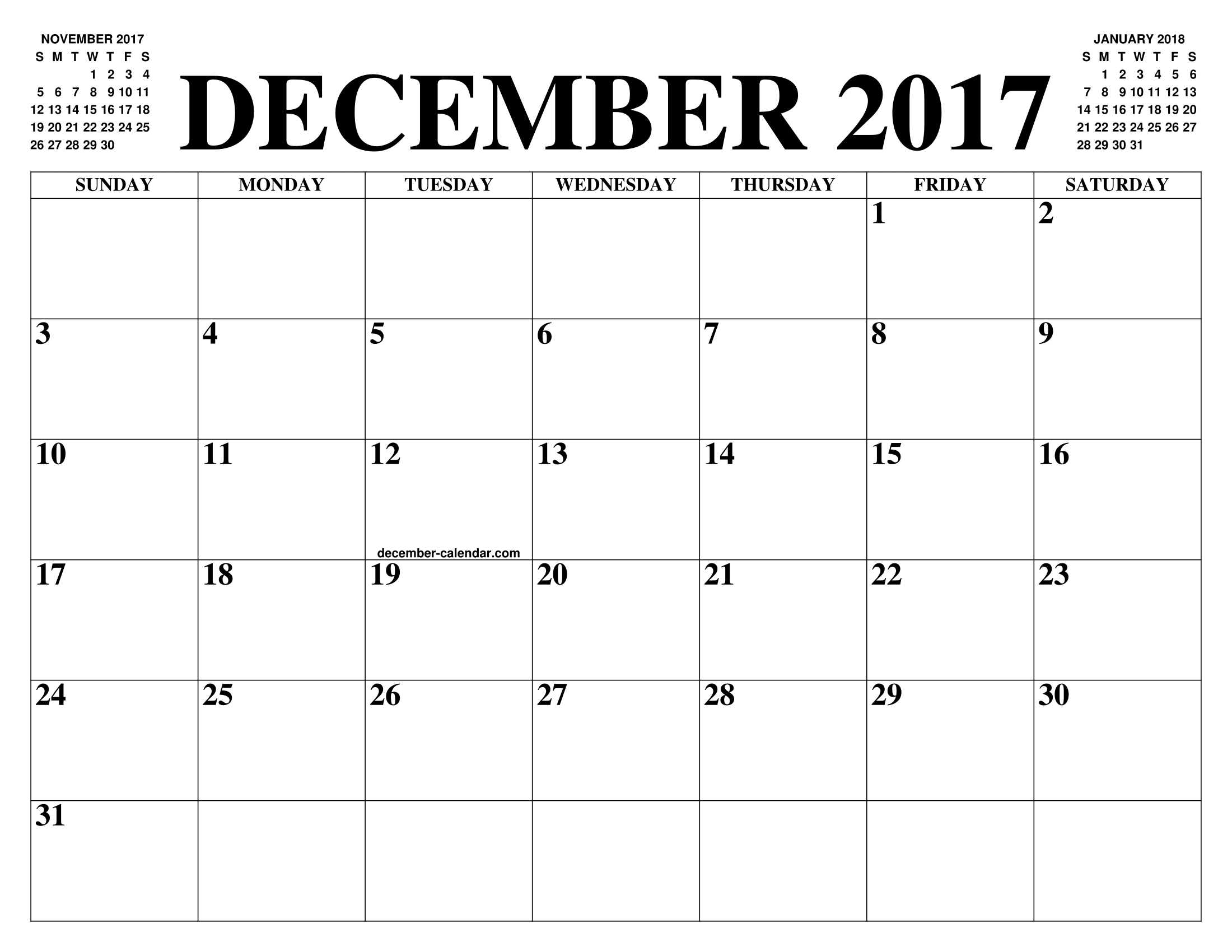 December, 2017